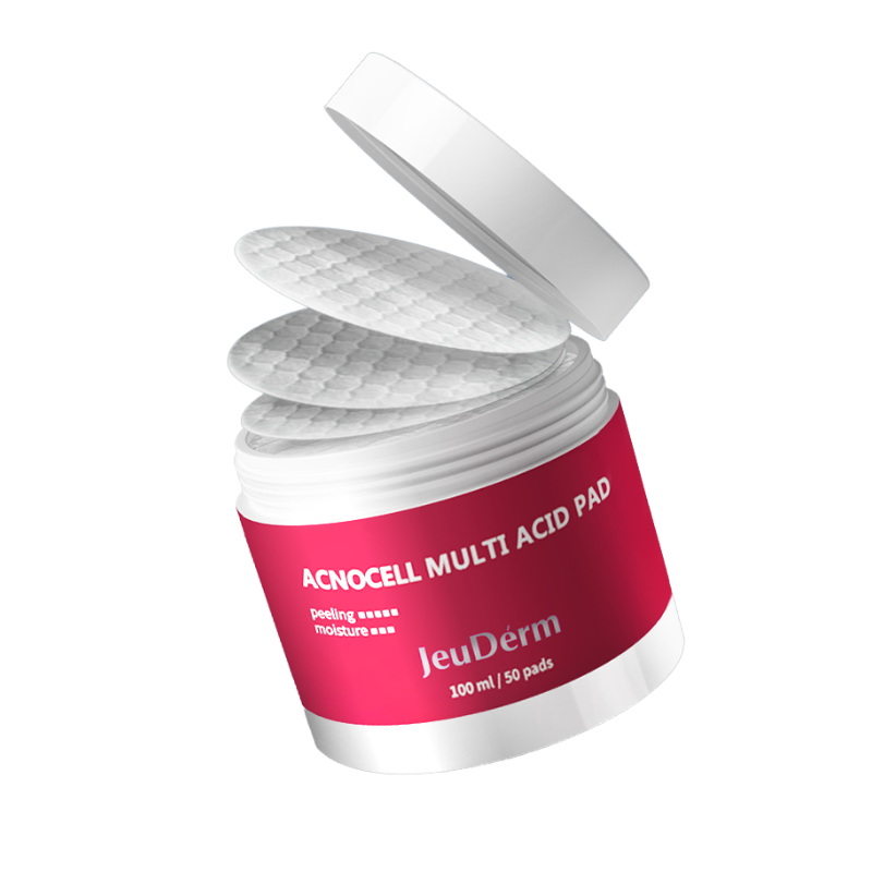 ACNOCELL Multi-Acid Pad – Discos exfoliantes con péptidos y AHA/BHA