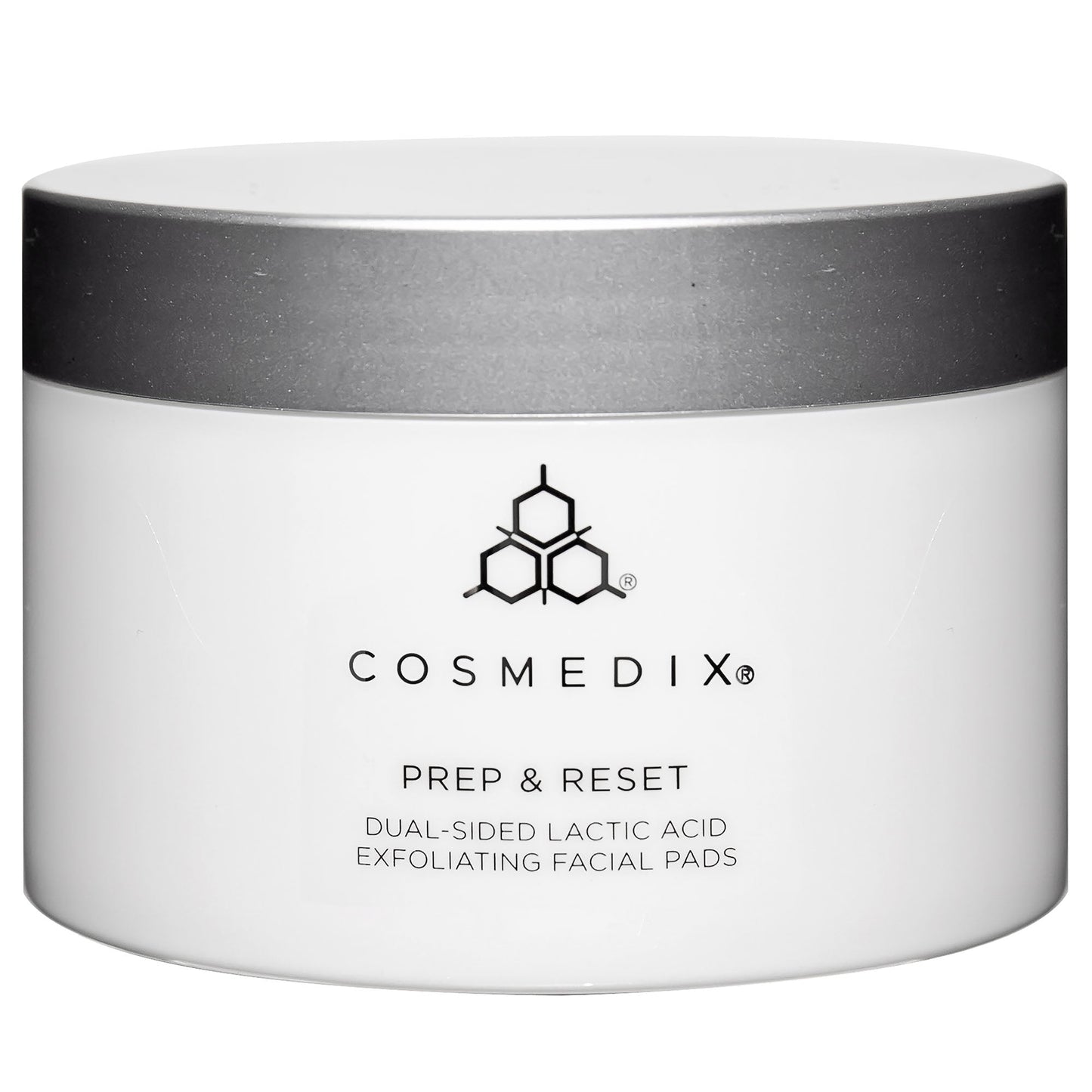Prep & Reset Dual-Sided Lactic Acid Exfoliating Facial Pads – 25 Pads