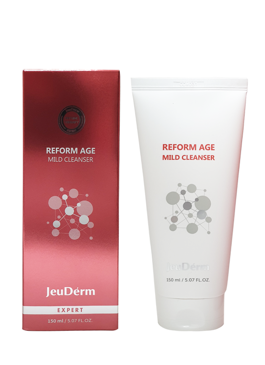 JeuDérm Reform Age Mild Cleanser (150ml)- Limpiador Facial con Péptidos y Prebióticos