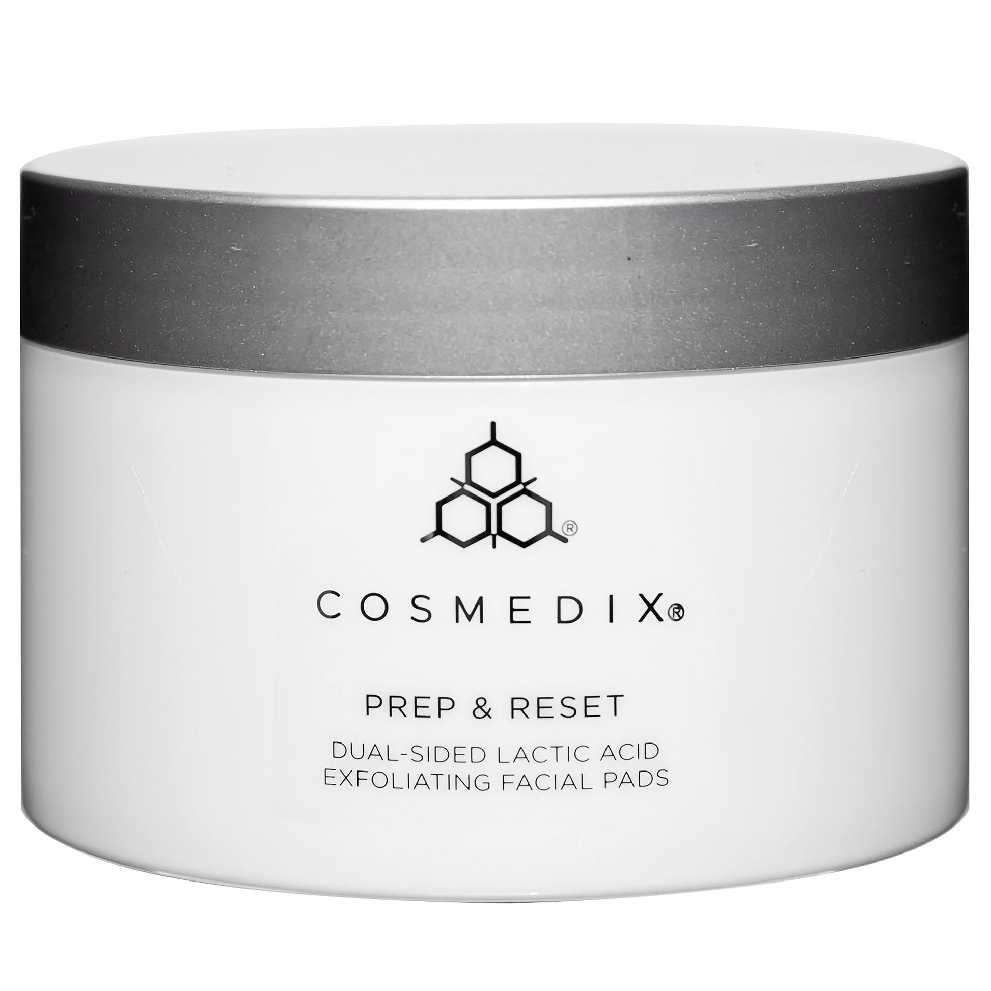 Prep & Reset Dual-Sided Lactic Acid Exfoliating Facial Pads – 25 Pads